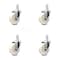 Service Caster 4 Inch Nylon Wheel Swivel 3/4 Inch Square Stem Caster Set SCC-SQ20S414-NYS-34-4 - alternate 1